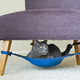 Image for article titled Under Chair Cat Hammock Keeps Fluffy off the Damn Furniture